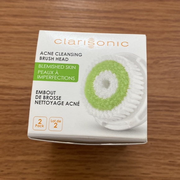 ❤️ Clarisonic Anti-Blemish Cleansing Brush Heads 2-Pack New in Box - Picture 7 of 11